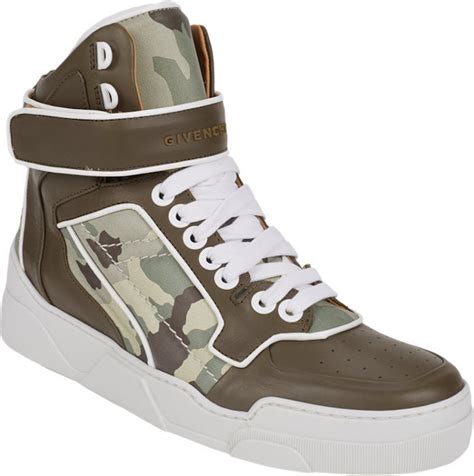 givenchy sneakers camo|givenchy high top sneakers.